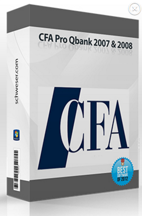CFA Pro Qbank 2007 & 2008