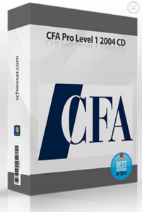 CFA Pro Level 1 2004 CD