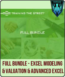 Excel Modeling & Valuation & Advanced Excel from Full Bundle