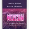 MozCon 2016 Videos from Various Authors