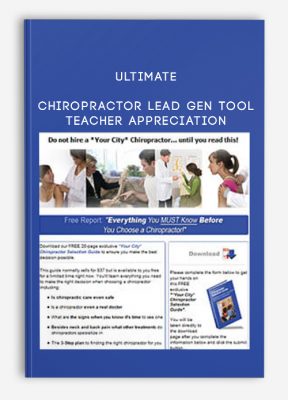 Teacher Appreciation from Ultimate Chiropractor Lead Gen Tool