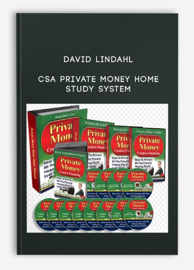 CSA Private Money Home Study System from David Lindahl