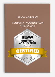 Property Acqui﻿﻿s﻿﻿it﻿ion Specialist from REWW Academy
