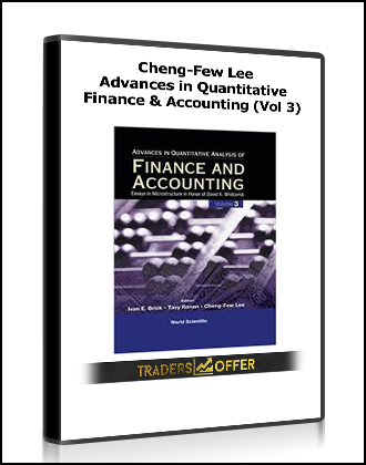 Cheng-Few Lee - Advances in Quantitative Finance & Accounting (Vol 3)