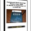 Compound Stock Earnings Master Class 2009 Ft Worth Tx September 12 - 13 DVD set