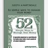 52 Simple Ways to Manage Your Money by Judith A.Martindale