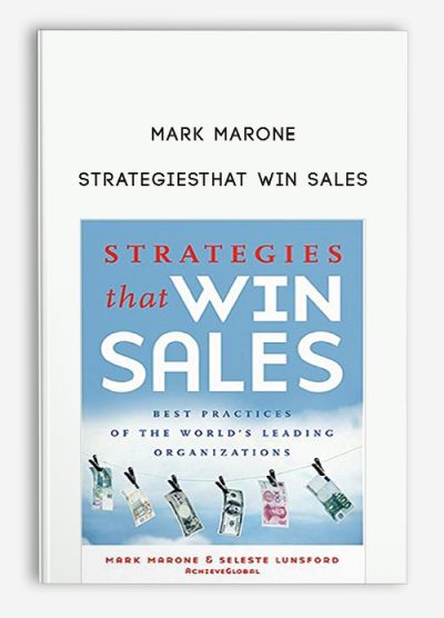 StrategiesThat Win Sales by Mark Marone