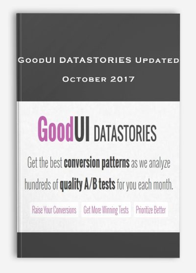 GoodUI DATASTORIES Updated October 2017