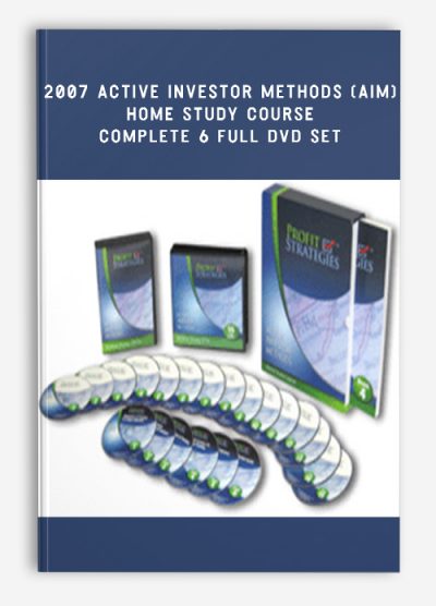 2007 Active Investor Methods (AIM) Home Study Course Complete 6 Full DVD Set