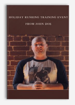 Holiday Rushing Training Event from John Doe