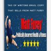 Tao of Writing Email Copy that Sells from Matt Furey