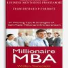 Millionaire MBA Business Mentoring Programme from Richard P Cordock