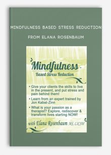 Mindfulness Based Stress Reduction from Elana Rosenbaum