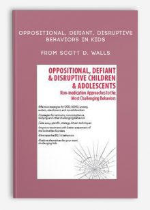 Oppositional, Defiant, Disruptive Behaviors in Kids Non-Medication Strategies for the Classroom, Clinic, Home from Scott D