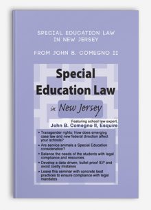 Special Education Law in New Jersey from John B