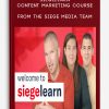 SiegeLearn Content Marketing Course from The Siege Media Team