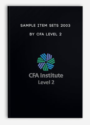 Sample Item Sets 2003 by CFA Level 2