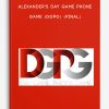 Alexander's Day Game Phone Game (DGPG) (Final)