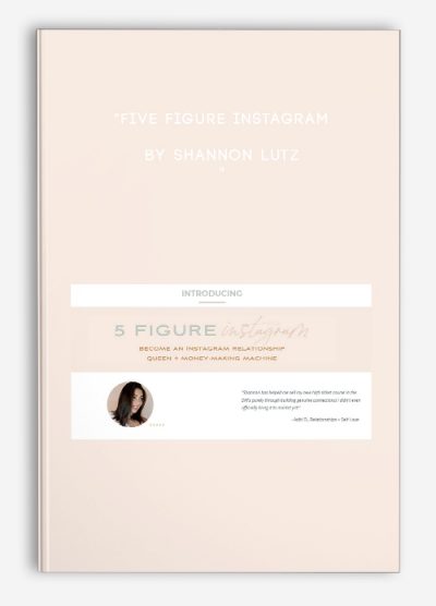 "Five Figure Instagram by Shannon Lutz "