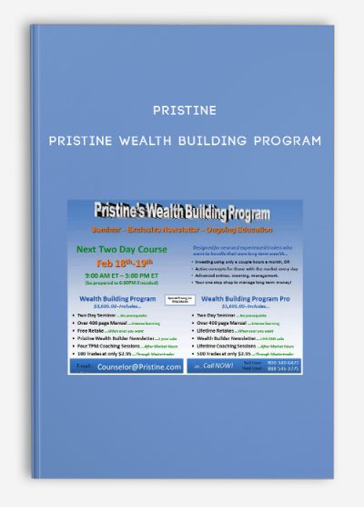 Pristine – Pristine Wealth Building Program