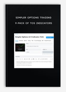 Simpler Options Trading – 9-Pack of TOS Indicators