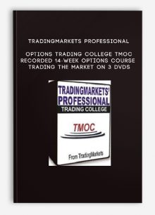 Tradingmarkets Professional Options Trading College TMOC Recorded 14-Week Options Course Trading the Market on 3 DVDs