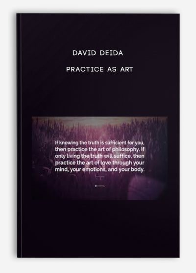 David Deida - Practice as Art