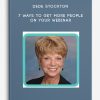 Dede Stockton – 7 Ways to Get More People on Your Webinar