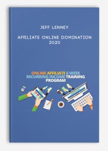 Jeff Lenney – Affiliate Online Domination 2020
