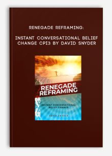 Renegade Reframing: Instant Conversational Belief Change CPI3 by David Snyder