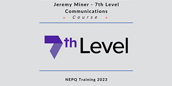 Jeremy Miner – 7th Level Communications – NEPQ Training 2023