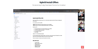 Sean Anthony – Hybrid Install Offers