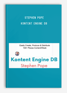 Stephen Pope – Kontent Engine DB