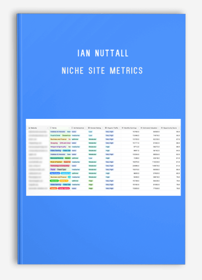 Ian Nuttall – Niche Site Metrics