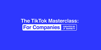 JT Barnett – The TikTok Masterclass For Companies