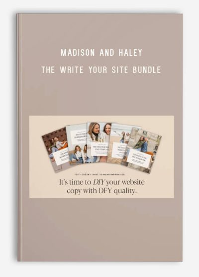 Madison and Haley - The Write Your Site Bundle