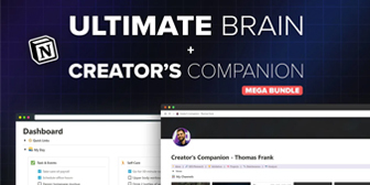 Thomas Frank – Ultimate Brain + Creator's Companion Bundle