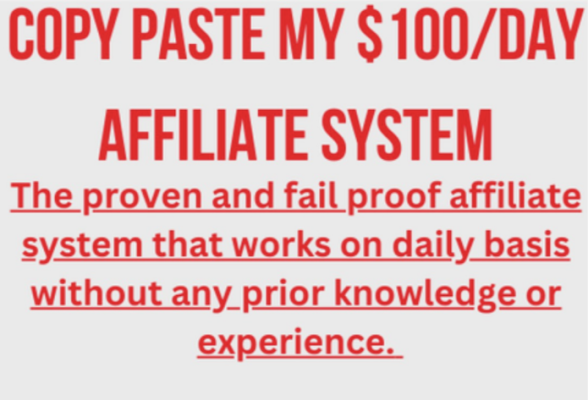 Tomblack - (NEW 2024) Copy Paste my $100 Day Affiliate System and Make Sales Daily